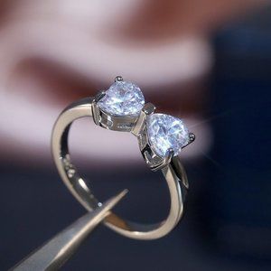 Pure And Fresh Bow Anillos Lovely Rings for Women, PD032